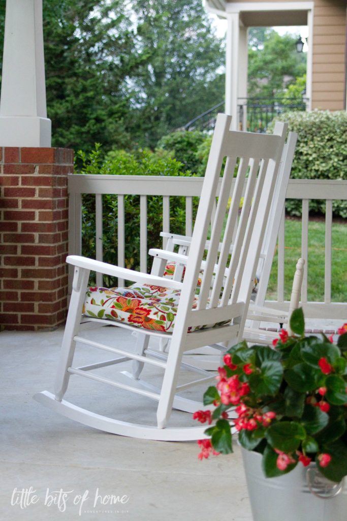 rocking chairs porch little bits of home