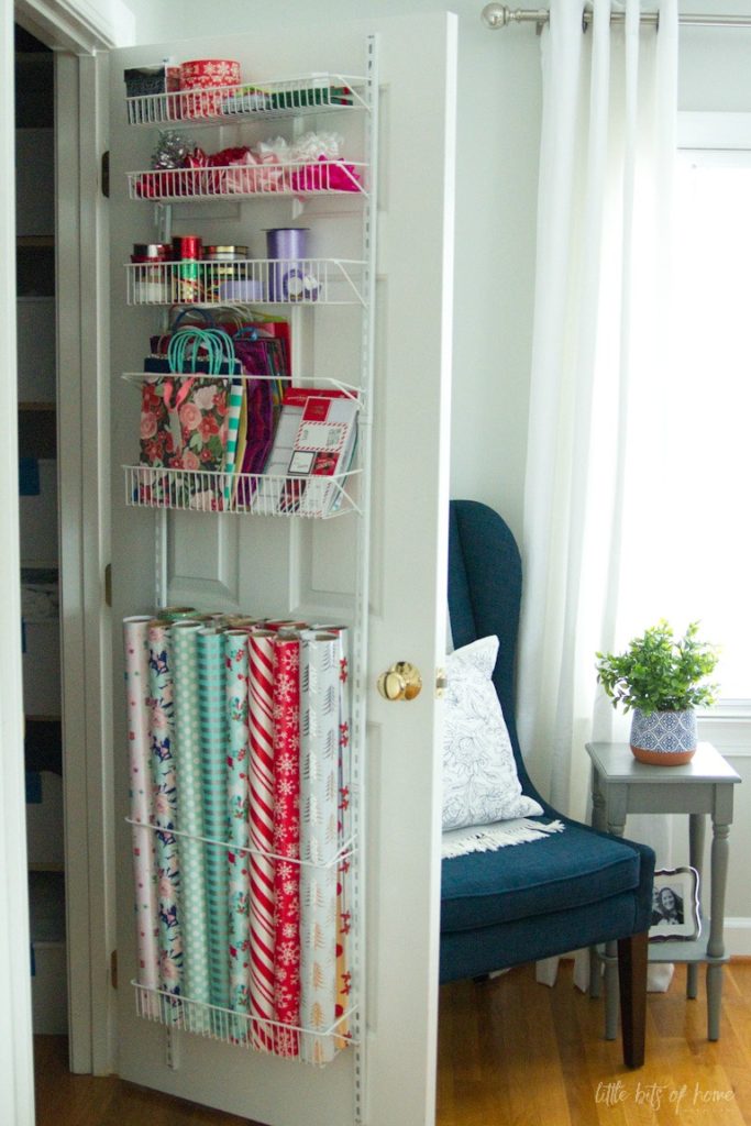 Wrapping Paper Storage Ideas - Harbour Breeze Home